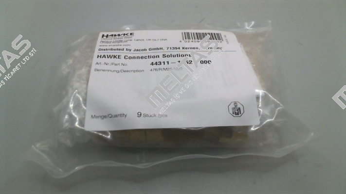 44311-1252-000 / 476/R/M25-M20 Hawke
