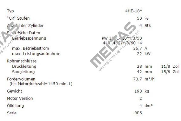 4HE-18Y-40P 400V Bitzer