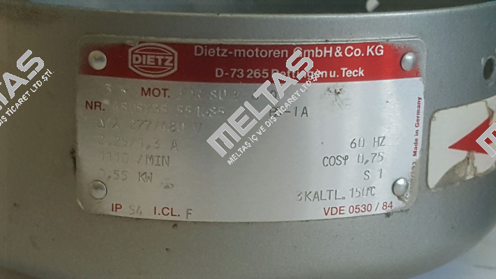 R27-2176-NK-035/055-4-8 (OEM) Dietz-Motoren