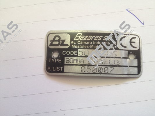5019306/BOMBA BU-20LTS  Bezares