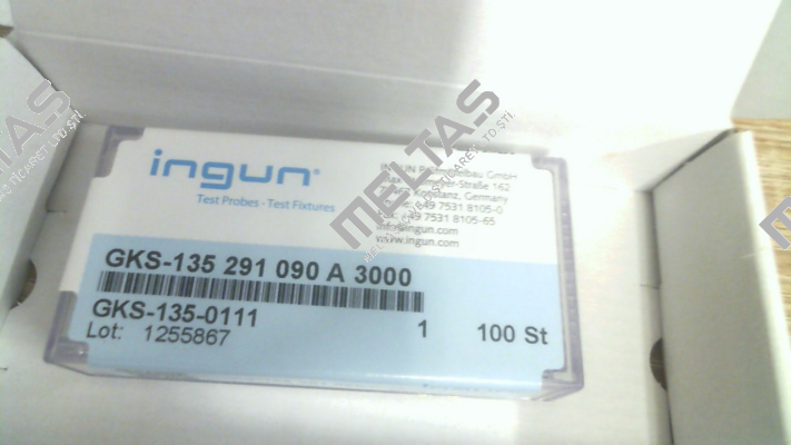 P/N: GKS-135-0111 Type: GKS-135 291 090 A 300 Ingun