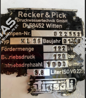 seal for pump 022553 Pratissoli