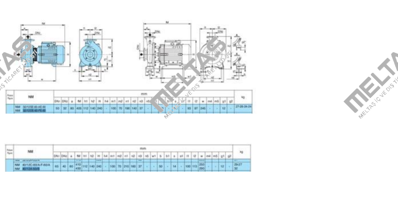 NM 32/12 FE-60 380V-60Hz R3-X7X72Z7  Calpeda