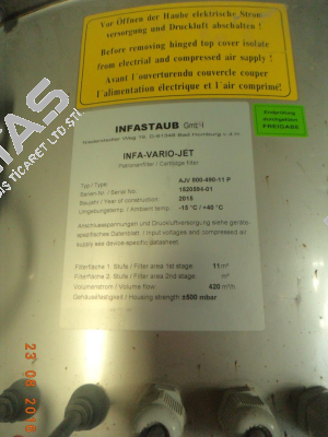 P/N: 311892 Type: P 16/500 Infastaub