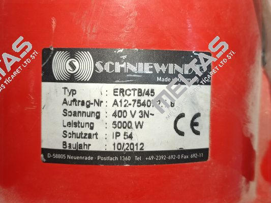 ERCTB/45 400V Schniewindt