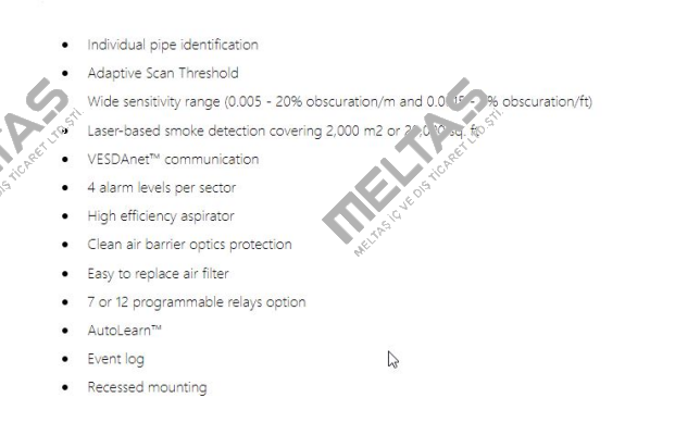 324-008(contains display VLS-214) Vesda