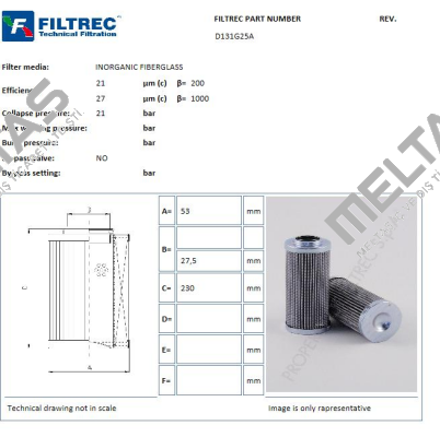 D131G25A Filtrec
