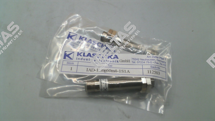P/N: 112503, Type: IAD-12mg60m4-1S1A Klaschka