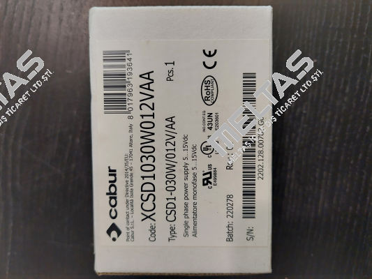 1AXCSD1-030W/012V/AA Cabur