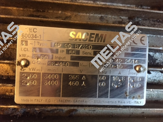 AP 90 B, 320 mm  Sacemi