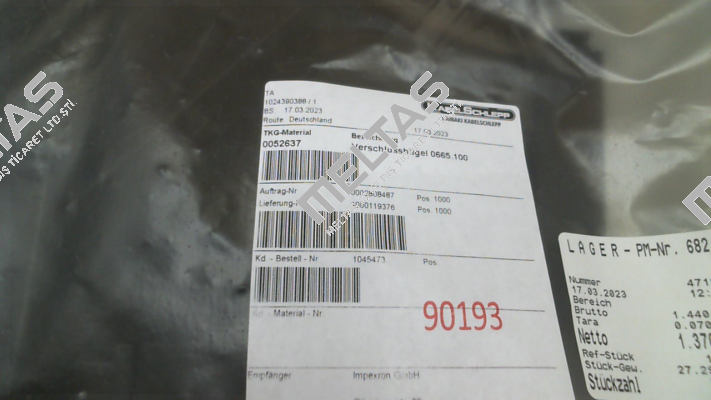 TS0 // 0052637 Tsubaki Kabelschlepp