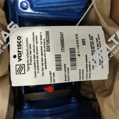 407.965/JE-1-110 G10 NT20 Varisco pumps