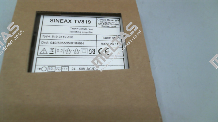 SINEAX TV819 / 819-311 Camille Bauer