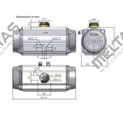 DR00600UF10F1227AZ Air Torque