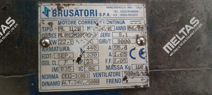 ML 112M N:21541/01 Brusatori