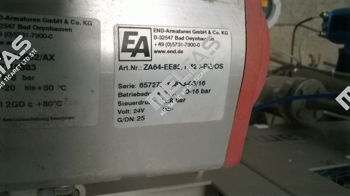 ZA64-EE85/TM24-RE/OS (OEM) End Armaturen