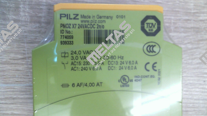 p/n: 774059, Type: PNOZ X7 24VACDC 2n/o Pilz