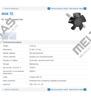 4656TZ EBM Papst