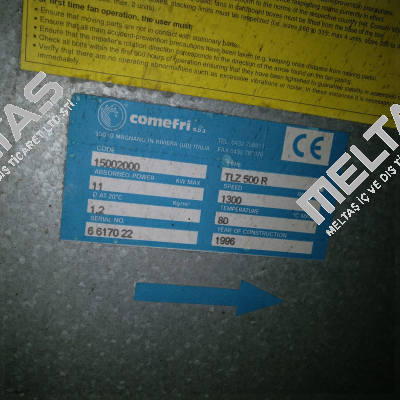 TLZ 500 RA Comefri