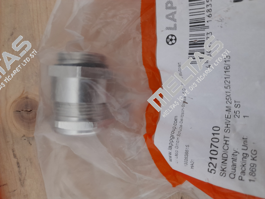52107010 / SKINDICHT SHVE-M 25X1.5/21/16/13 Lapp Kabel