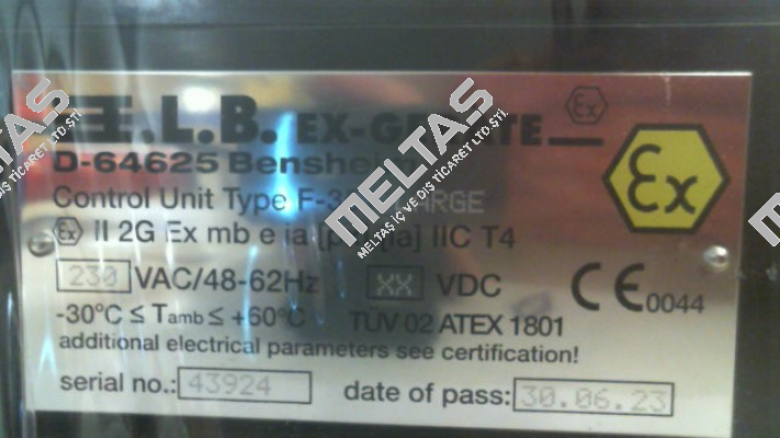 F-351.LARGE/230/1110 E.L.B Ex Gerate