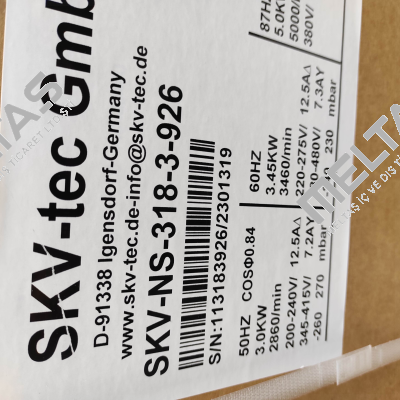 SKV-NS-318-3-926 SKV-tec