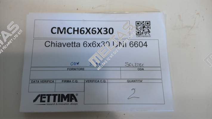 CMCH6X6X30 Settima Meccanica