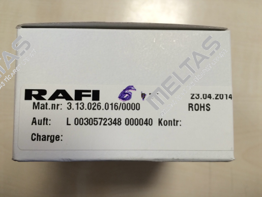 3.13.026.016/0000 , 1686920 Rafi