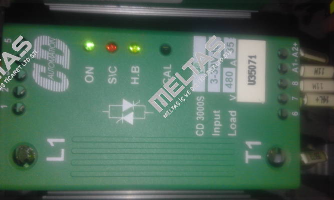 CD3000S 1PH/35A/440V/480V/12-24V/SSR/ZC/NF/HB CD AUTOMATION