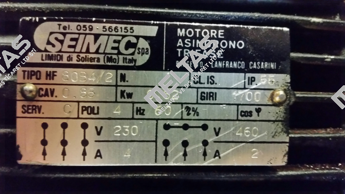8034/2  OEM and Obsolete  Seimec (Rossi)