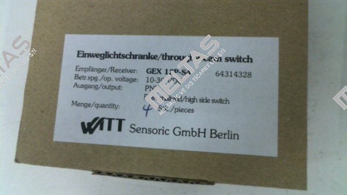 GEX 12P-S4 / 64314328 Witt Sensoric