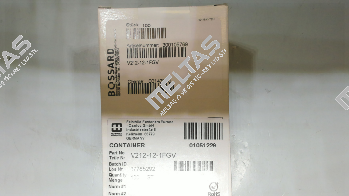 V212-12-1FGV - 100 pcs. Camloc