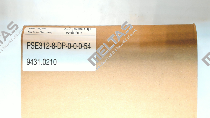 PSE312-8-DP-0-0-0-54 Halstrup Walcher